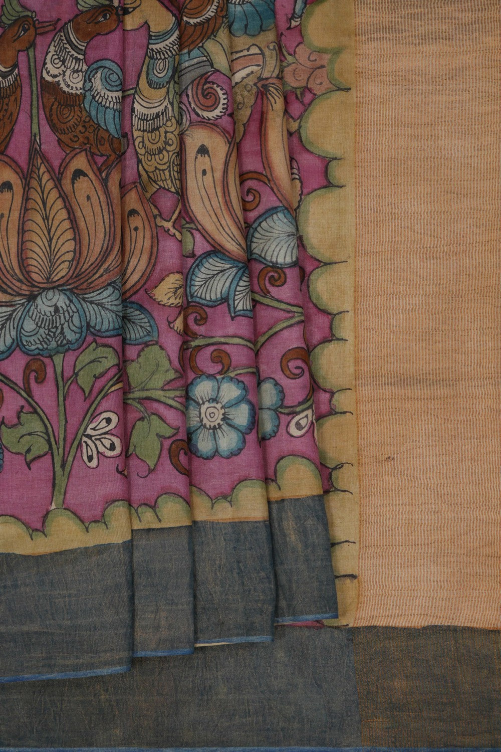 Kalamkari Painting Saree