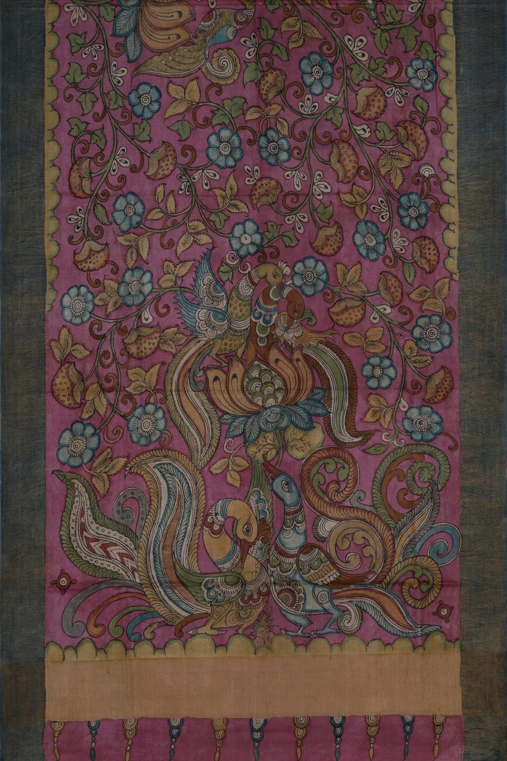Kalamkari Painting Saree