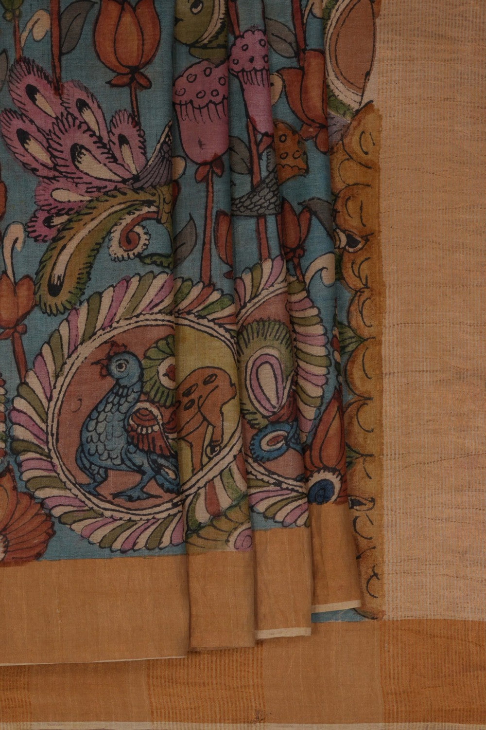 Kalamkari Painting Saree