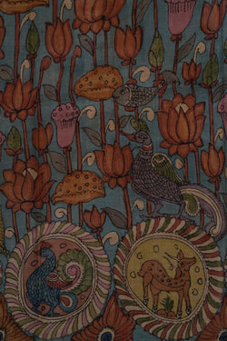 Image of Kalamkari Painting Saree