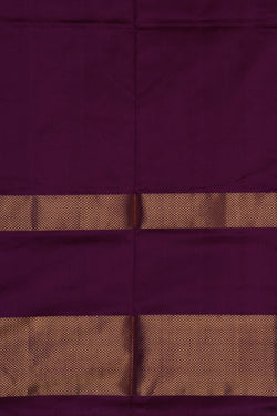Image of Pochampally-Silk Pavada Unstitched Set