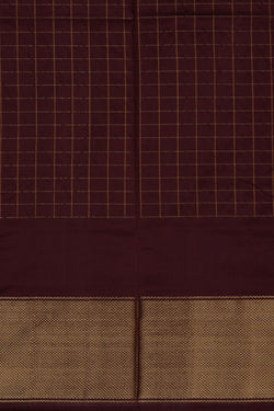 Image of Pochampally-Silk Pavada Unstitched Set