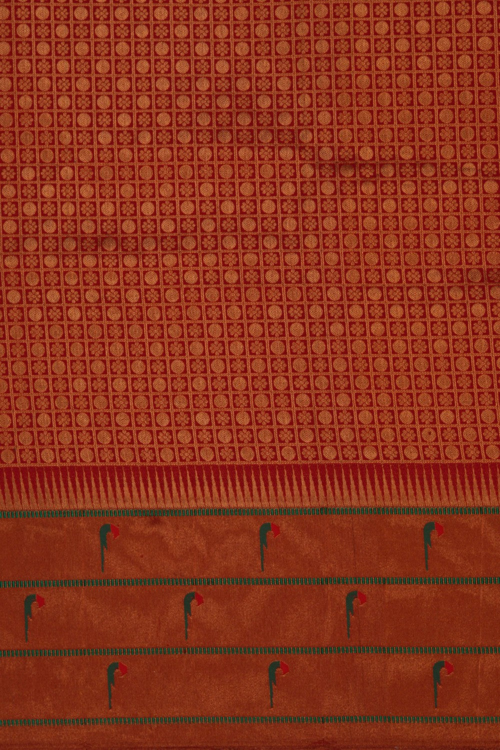 Image of A Beautiful Paithani Blue Saree