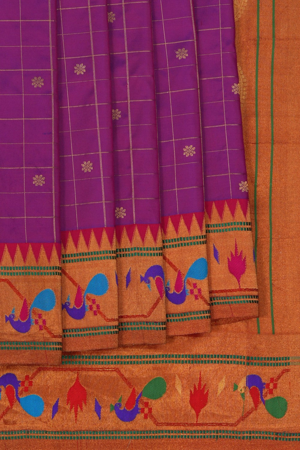 Image of Paithani Purple Saree