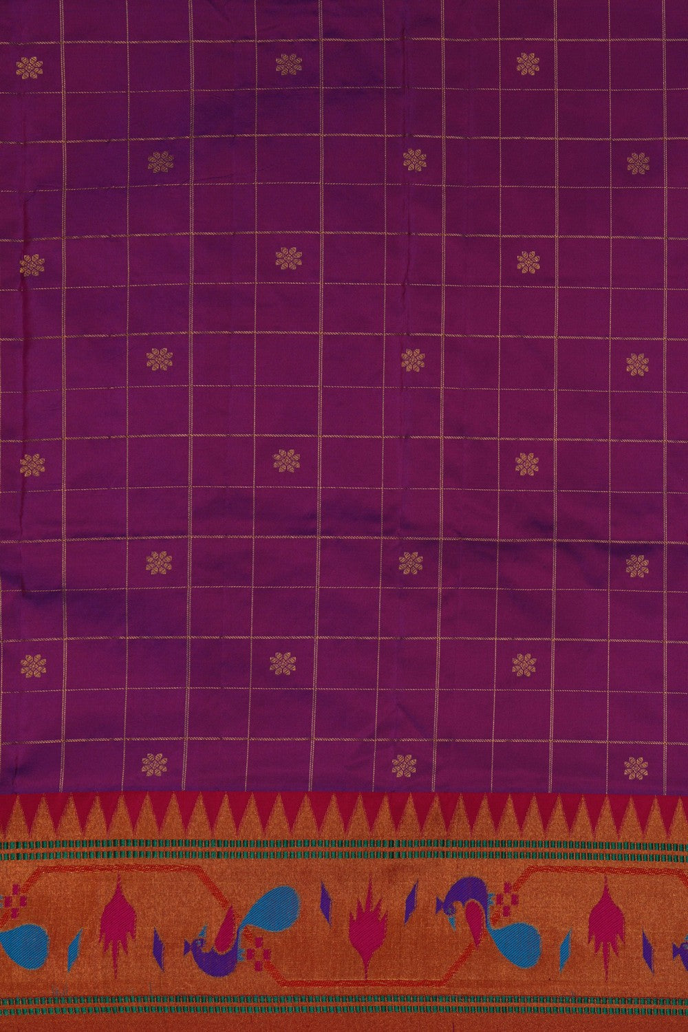 Image of Paithani Purple Saree