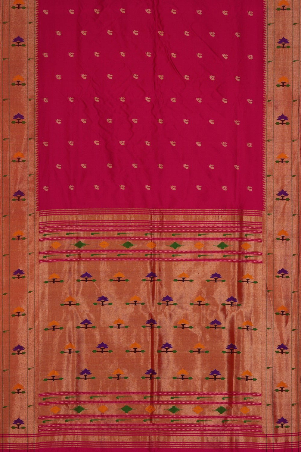 Image of Paithani A Beautiful Pink Saree