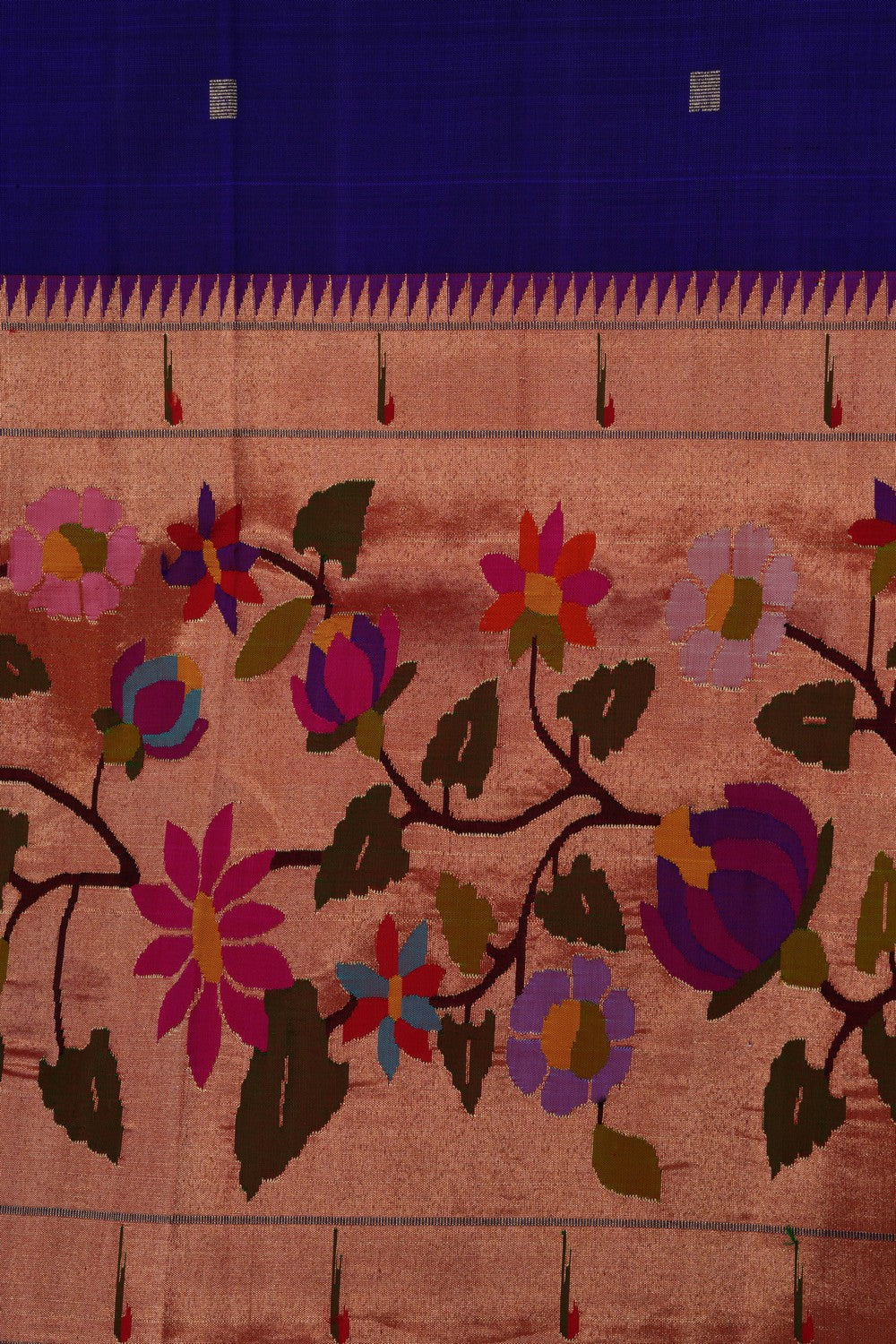 A Beautiful Paithani Purple Saree