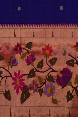 Image of A Beautiful Paithani Purple Saree