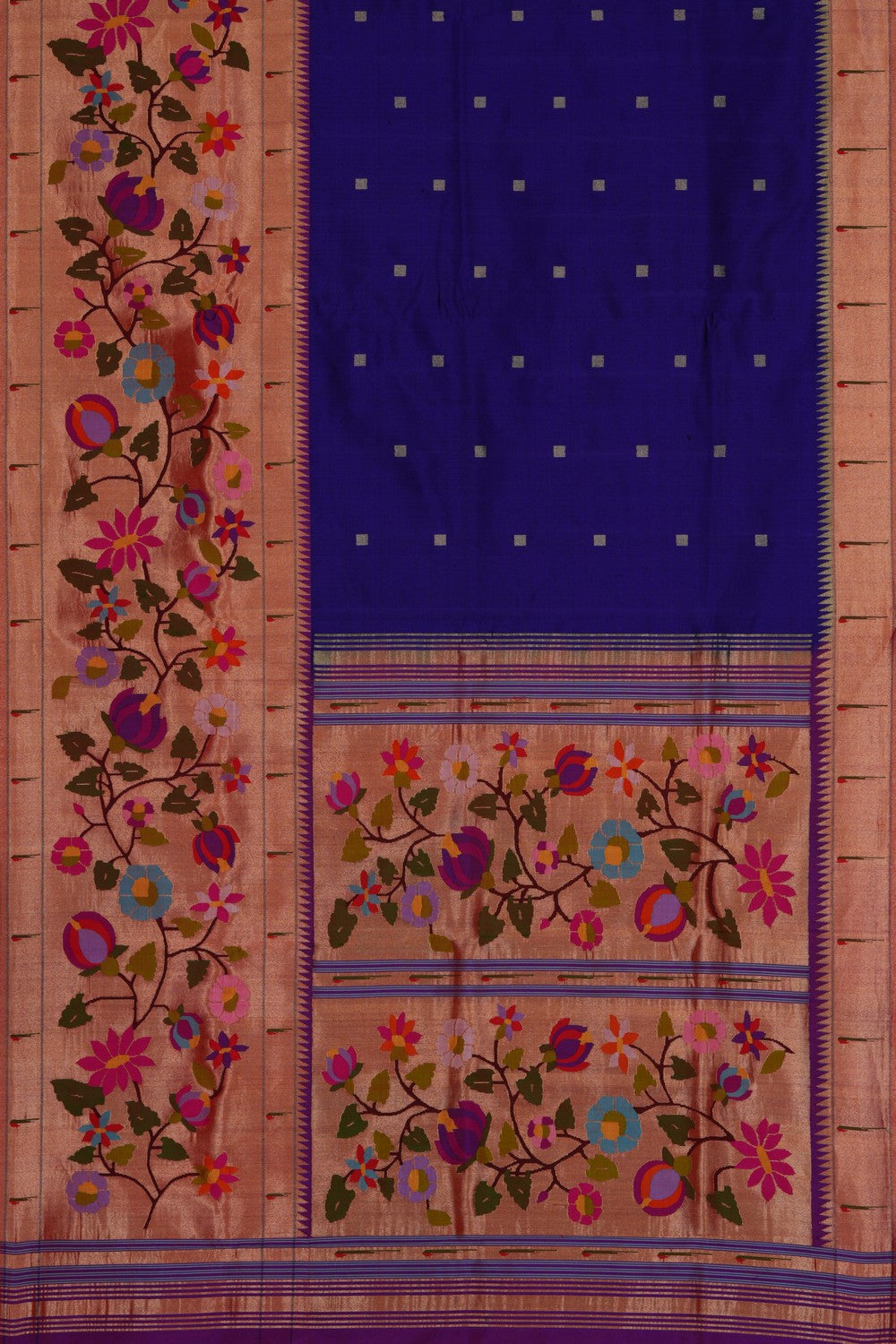 Image of A Beautiful Paithani Purple Saree