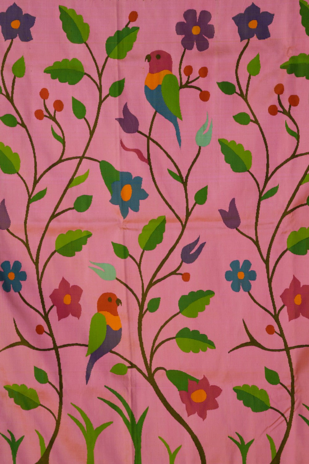 Image of A Beautiful Paithani Pink Saree