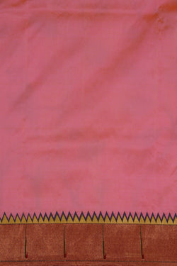 Image of A Beautiful Paithani Pink Saree