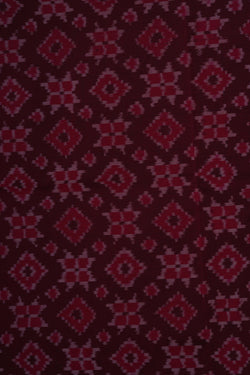 Image of Pochampally Ikat Cotton Silk Saree