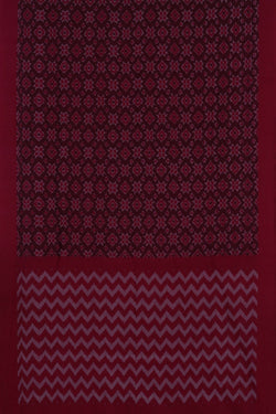 Image of Pochampally Ikat Cotton Silk Saree
