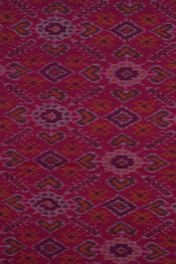 Image of Pochampally Ikat Cotton Silk Saree