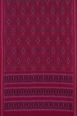 Image of Pochampally Ikat Cotton Silk Saree