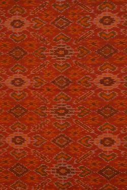 Image of Pochampally Ikat Cotton Silk Saree