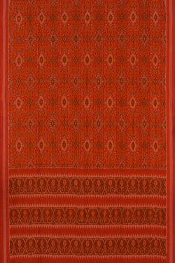 Image of Pochampally Ikat Cotton Silk Saree