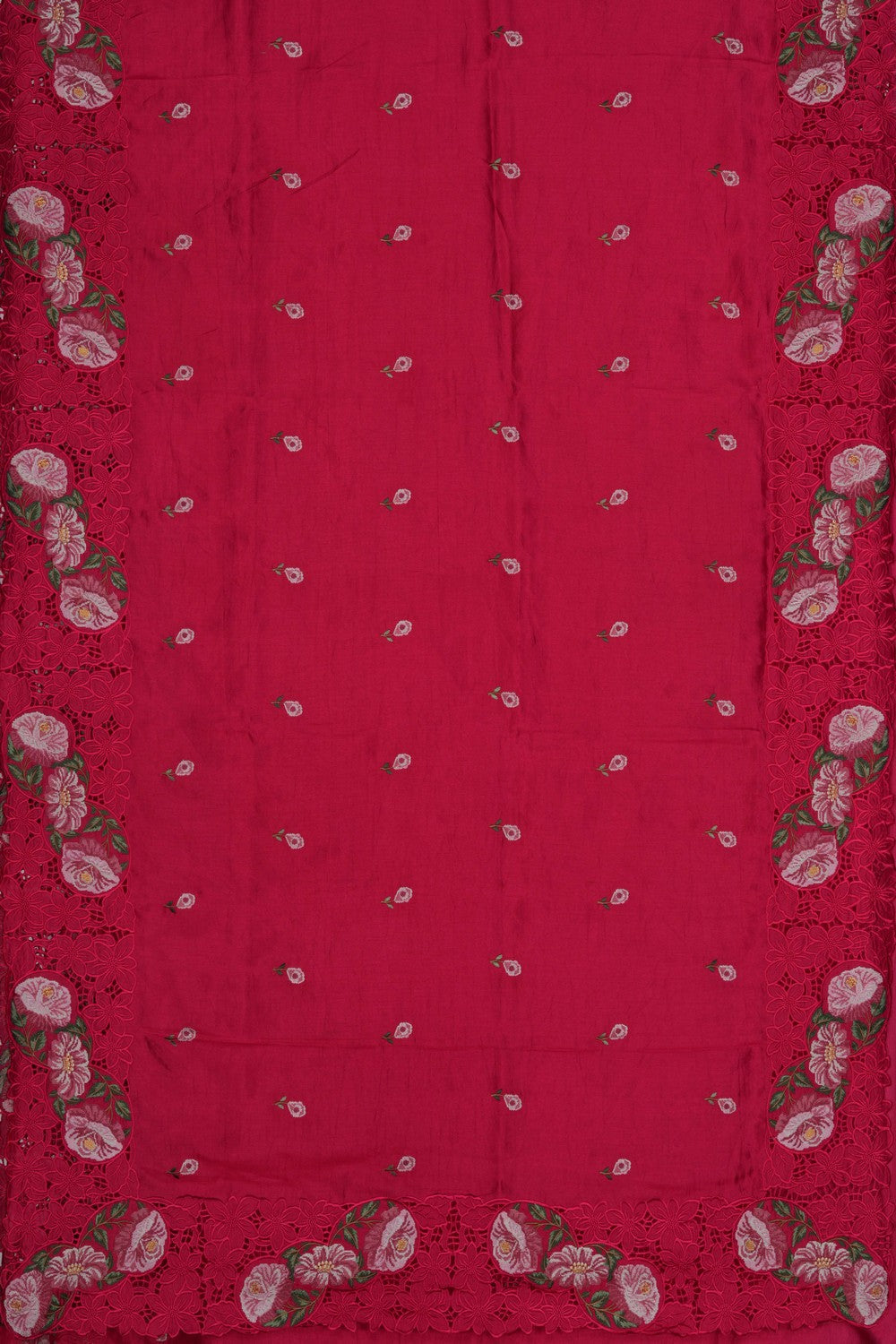 Pink Embroidery Saree