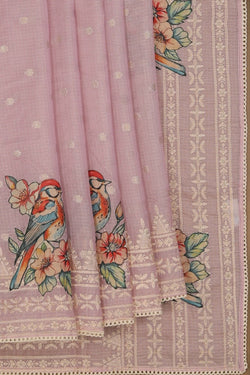 Image of Kota Lavender Purple Saree
