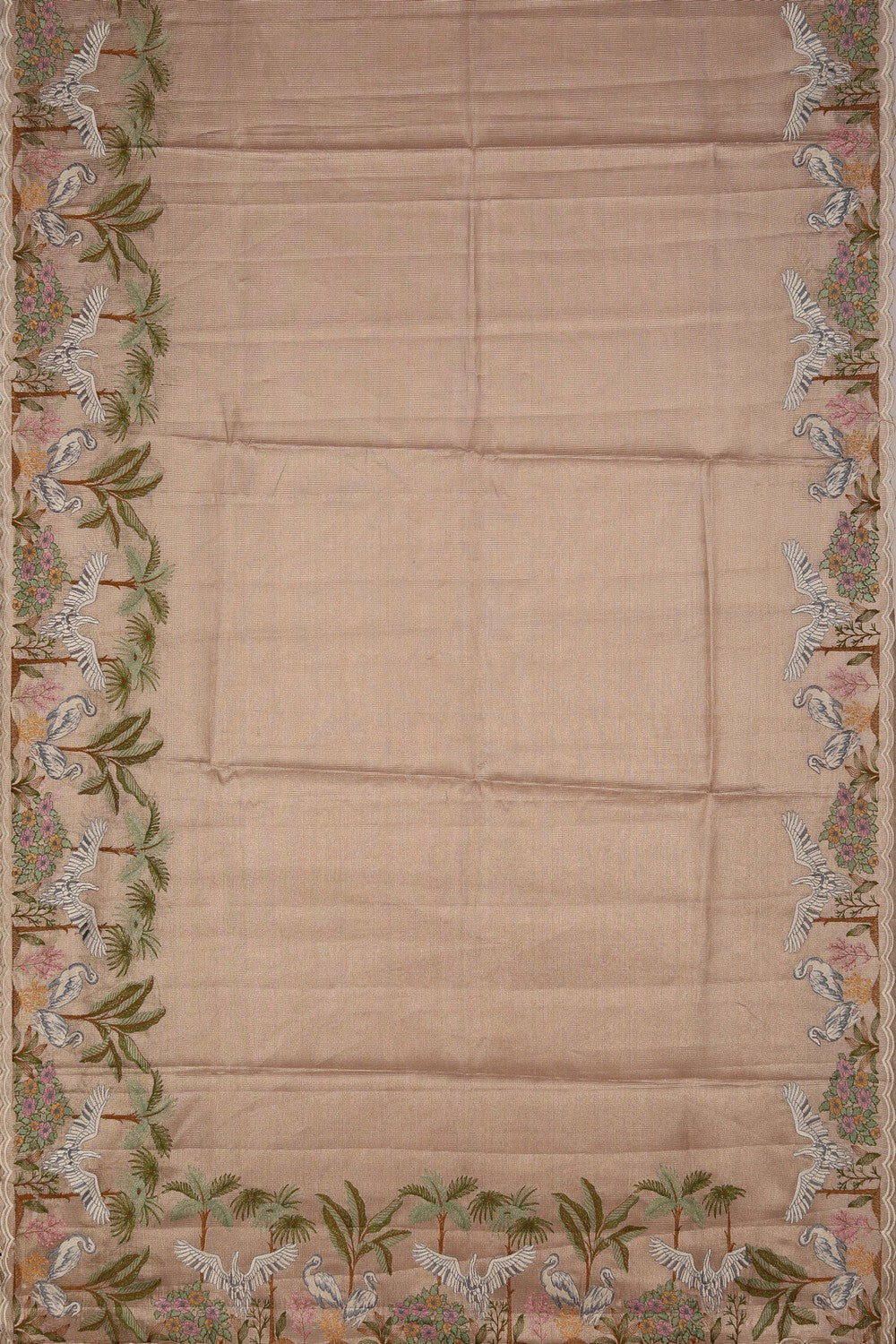 Tissue Silk Gold Saree