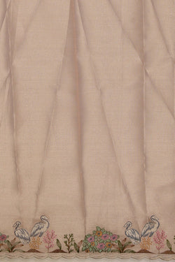Image of Tissue Silk Gold Saree