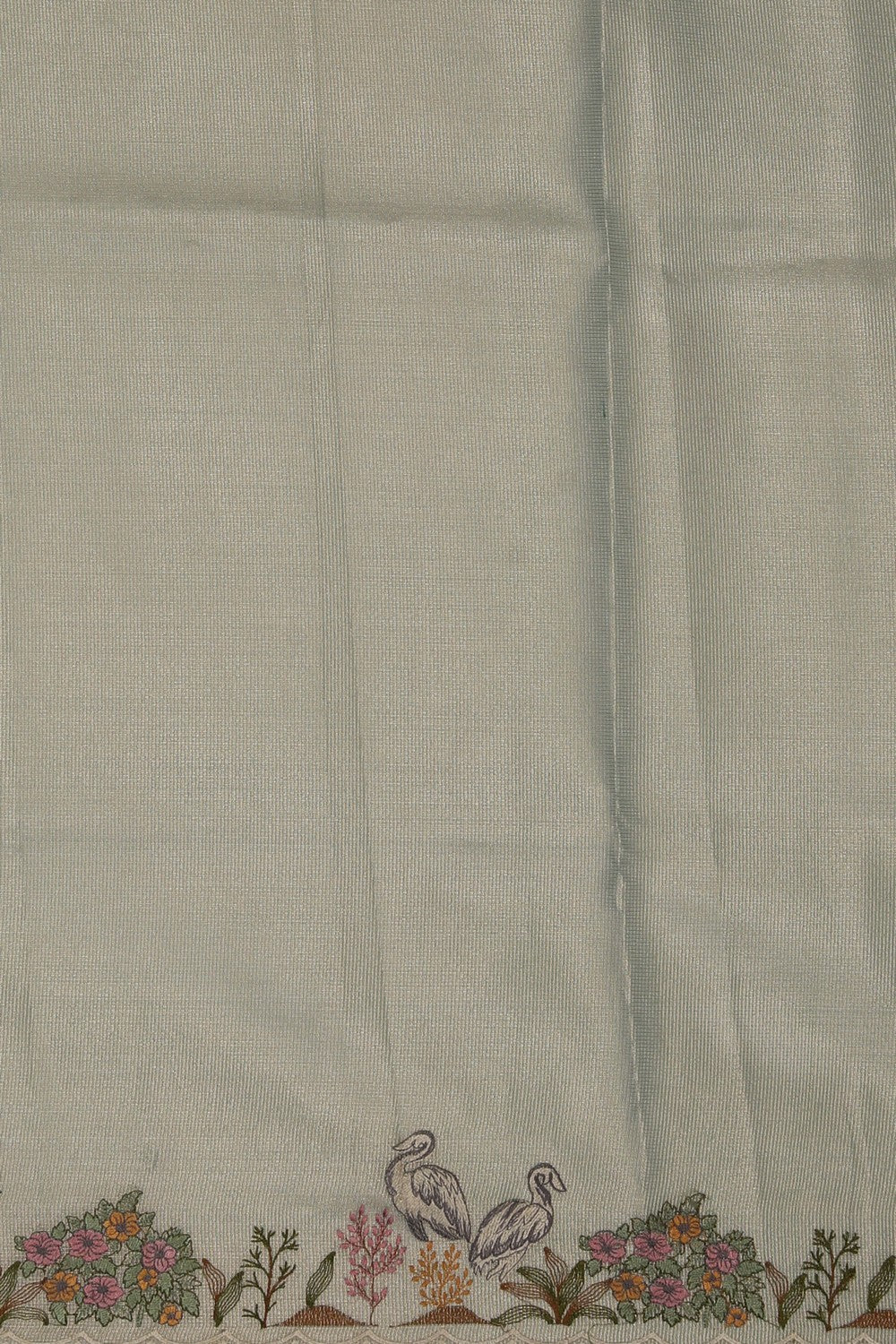 Tissue Silk Green Saree