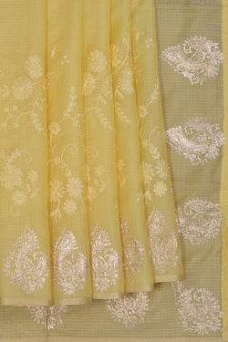 Image of Kota Lime Yellow Saree