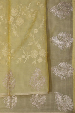 Image of Kota Lime Yellow Saree