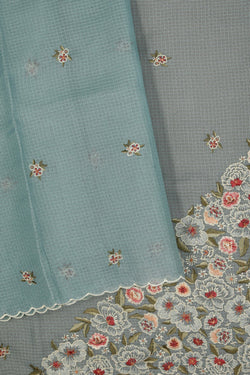 Image of Kota Ice Blue Saree