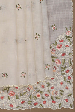 Image of Kota White Saree
