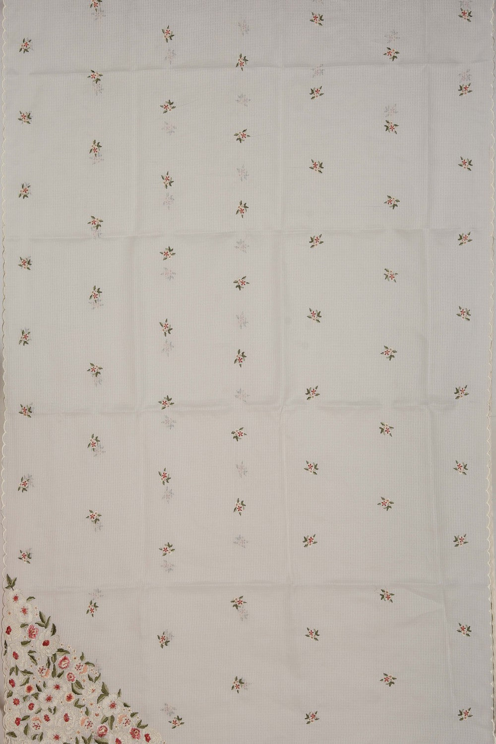 Kota White Saree