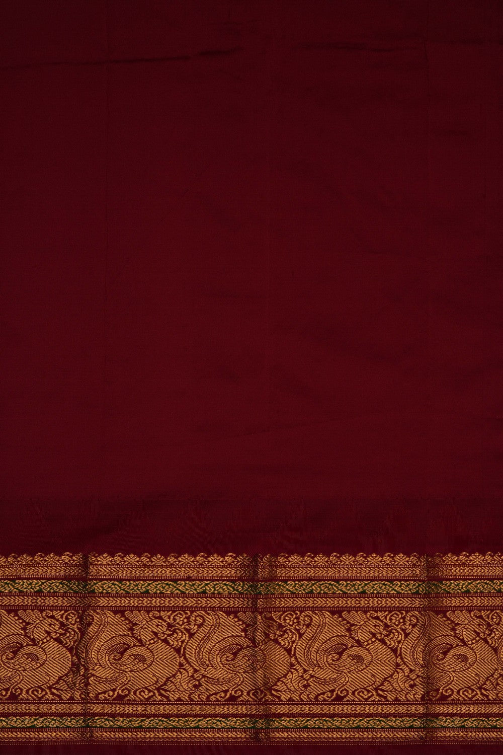 Narayanpet Pure Silk Green Saree