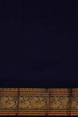 Image of Narayanpet Pure Silk Orange Saree