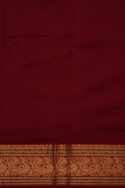 Image of Narayanpet Pure Silk Yellow Saree