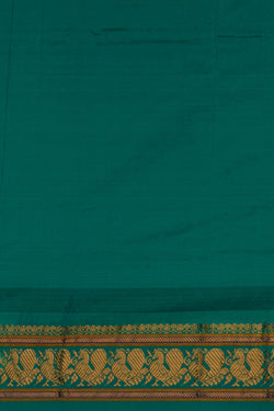 Image of Narayanpet Pure Silk Royal Blue Saree