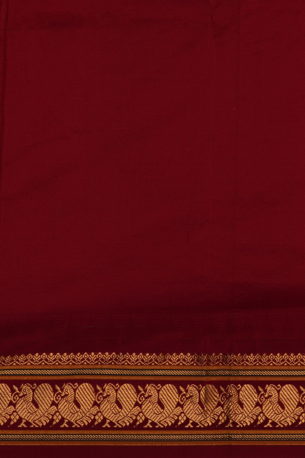 Image of Narayanpet Pure Silk Green Saree