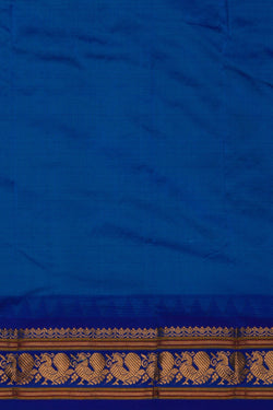 Image of Narayanpet Pure Silk Sea Green Saree