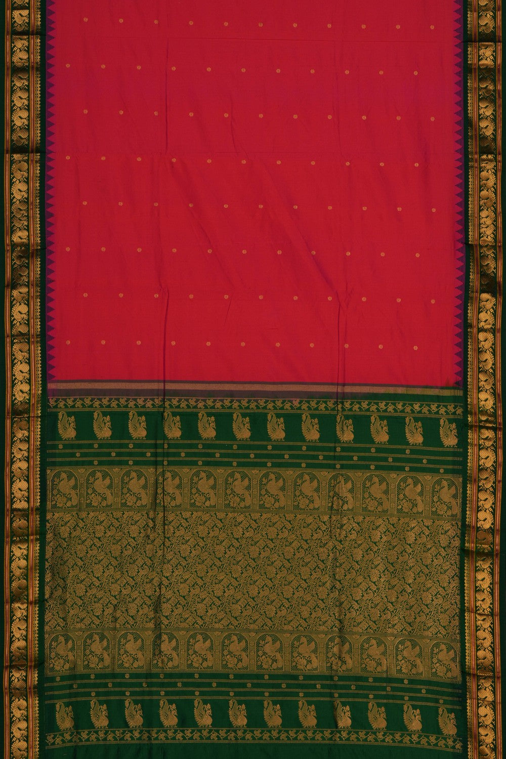 Narayanpet Pure Silk Pink Saree