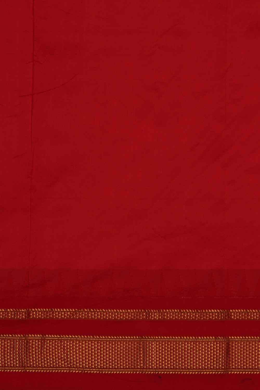 Image of Narayanpet Pure Silk Cream Saree