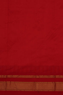 Image of Narayanpet Pure Silk Cream Saree