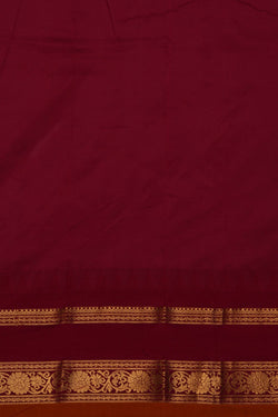 Image of Narayanpet Pure Silk Sea Blue Saree