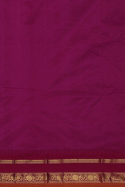 Image of Narayanpet Pure Silk Green Saree