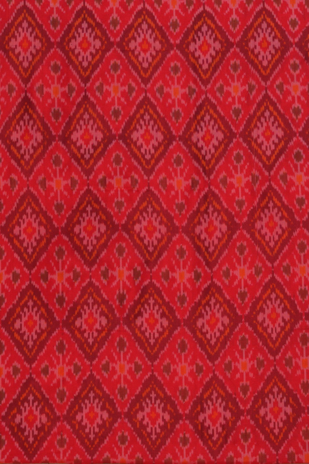 Image of Pochampally Ikat Unstitched Suit With Dupatta (3 Pcs Set)