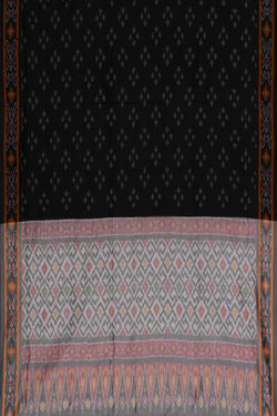 Image of Pochampally Ikat Unstitched Suit With Dupatta (3 Pcs Set)