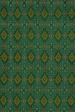 Image of Pochampally Ikat Unstitched Suit With Dupatta (3 Pcs Set)