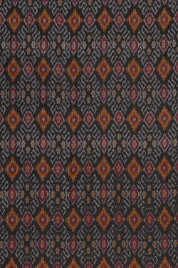 Image of Pochampally Ikat Unstitched Suit With Dupatta (3 Pcs Set)