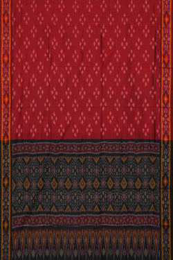 Image of Pochampally Ikat Unstitched Suit With Dupatta (3 Pcs Set)