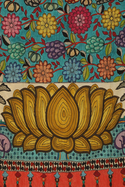 Image of Kalamkari Hand-Painted Dupatta