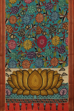 Image of Kalamkari Hand-Painted Dupatta