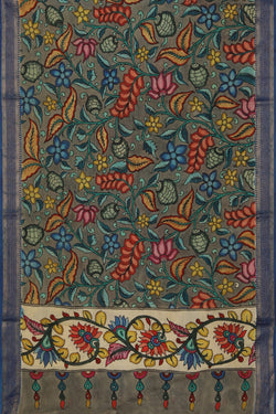 Image of Kalamkari Hand-Painted Dupatta